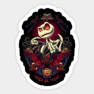 The Pumpkin King - Trick or Treat Sticker